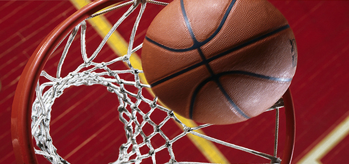 basketball going through hoop